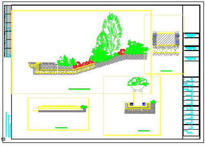 靖江花园小区景观工程总图设计
